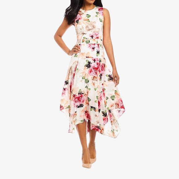 Calvin Klein Dresses & Skirts - NEW Calvin Klein Women’s Dress Size 4 Maxi Floral Summer Romantic Gardencore
